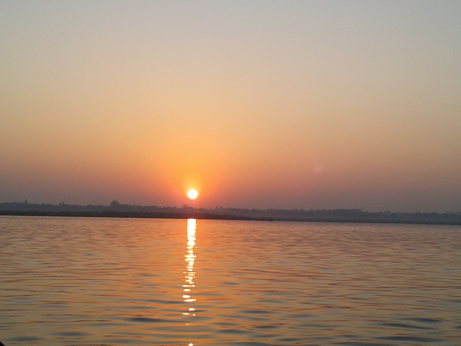 Sunrise over the Gangees- Varinasi